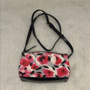 Kate Spade New York Grove Street Printed Millie Crossbody Rose Bed Pattern